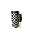 Thicc Buddy 16oz | Black u0026 White Checkered